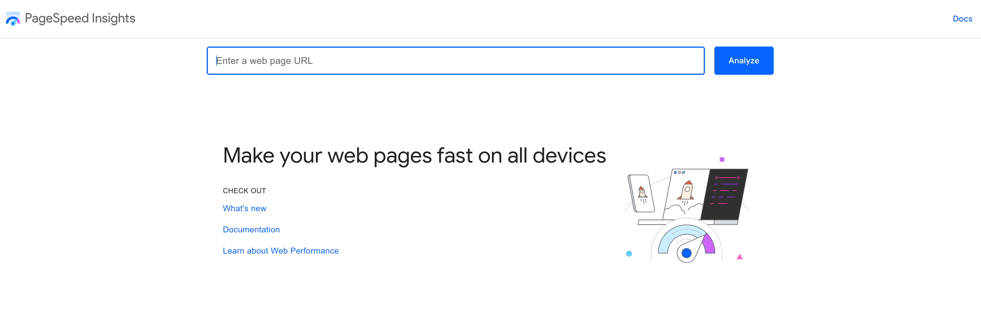 PageSpeed Insights : pour tester un site web